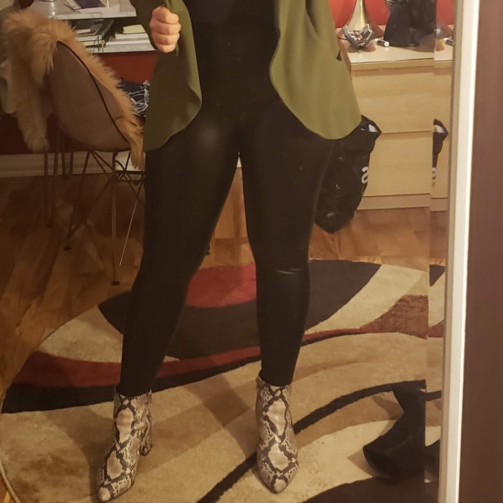 Snakeskin Ankle Boots